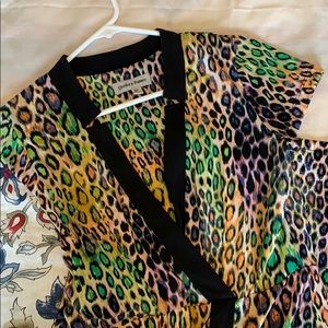 🌸Colorful Shelby and Palmer animal print dress 6P